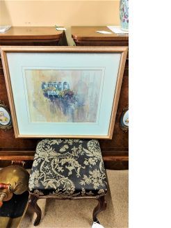 Framed watercolour drawing by sandra maze