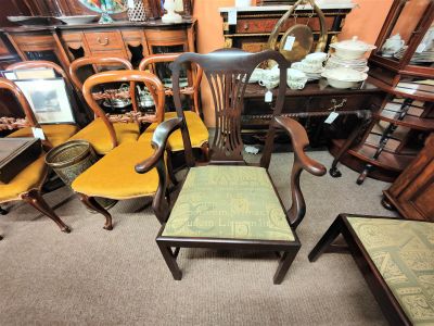 Mahogany armchair