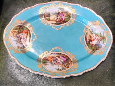 Meissen hand painted plate
