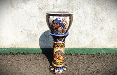  Chinese jardiniere on stand