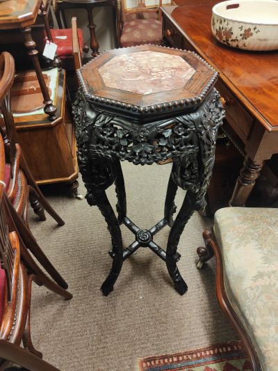 Chinese cherrywood plant stand