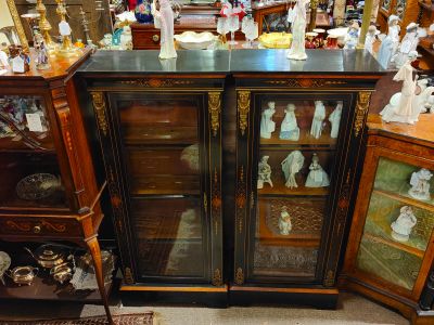 Pair of 19th century cabinets with ormolu mounts