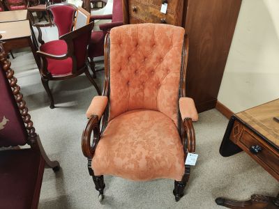19th century mahogany armchair