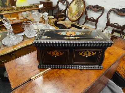 Victorian cased perfume bottles 