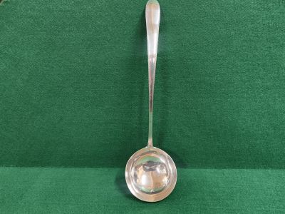 Irish silver soup ladle