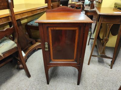 Edwardian mahogany pedestal/ cabinet