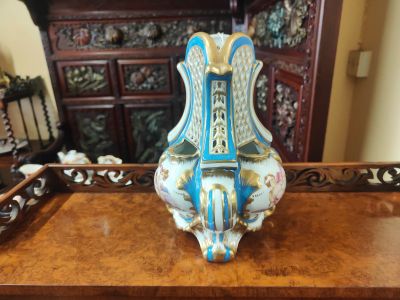 Meissen style porcelain vase