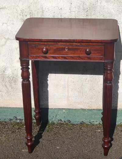 William iv mahogany side table 