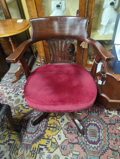Mahogany desk chair