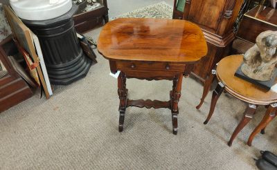 Victorian rosewood sewing table