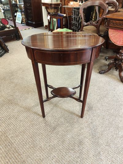 Georgian mahogany work table
