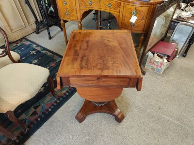 Victorian mahogany work table