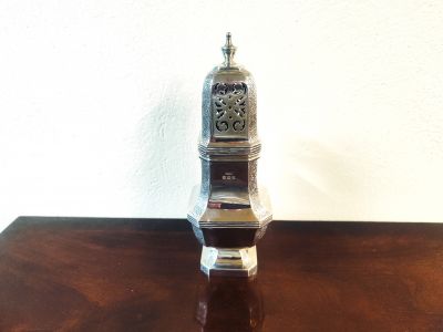 Silver sugar sifter
