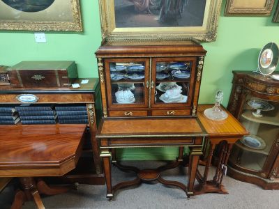 19th century french kingswood cabinet