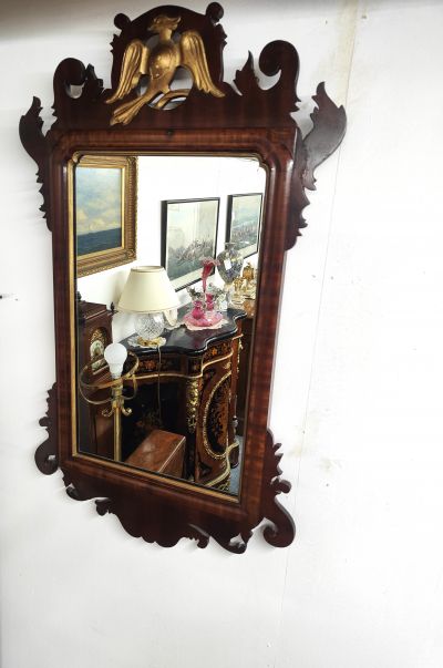 Georgian mahogany style mirror