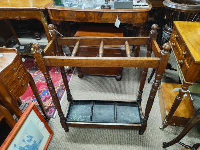 Victorian oak stick / umbrella stand