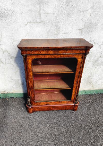 Victorian burr walnut cabinet