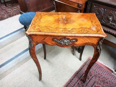 19th century french kingwood work table