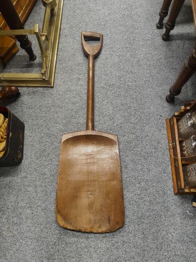 Old wooden shovel