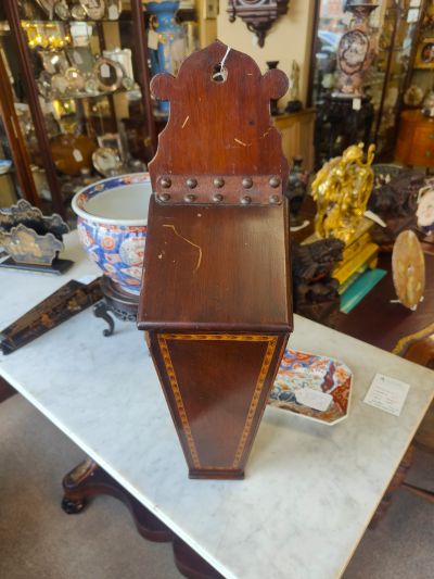19th century candle box