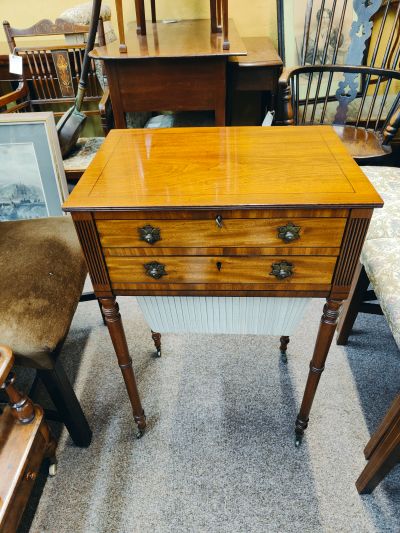 Georgian mahogany work table