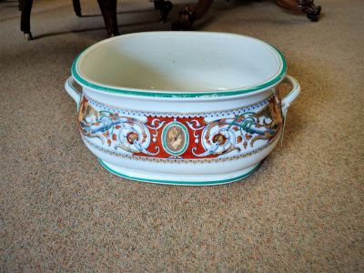Victorian Staffordshire foot bath