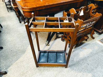 Oak stick stand