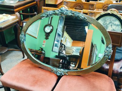 Copper & brass mirror