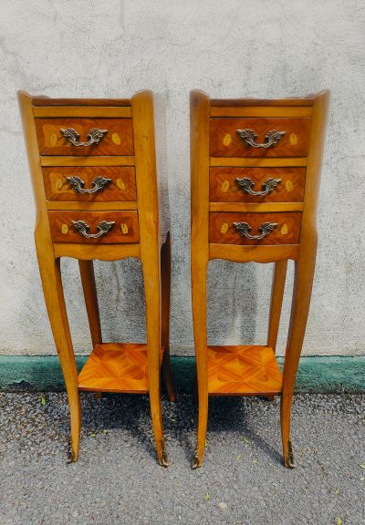 Pair of french pedestals