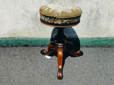 Victorian mahogany stool