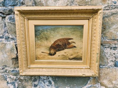 19th century gilt framed oil painting