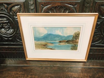 Gilt framed watercolour