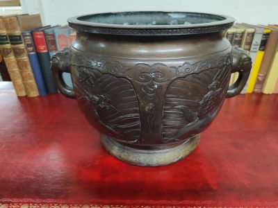 Chinese bronze  jardiniere