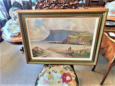 Framed oil on canvas  