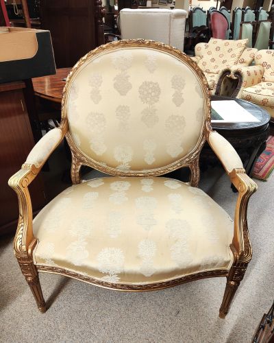 Gilt armchair