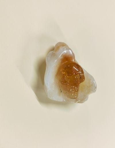 Citrine skull