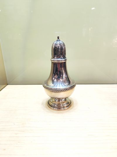 Irish silver sugar castor