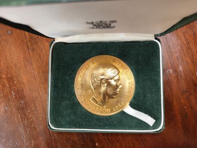 Cased prince of wales investiture medal