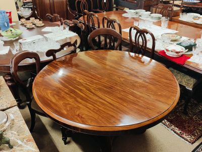 19th century mahogany circular table