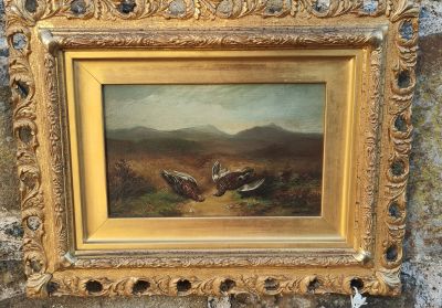 19th century gilt framed oil painting