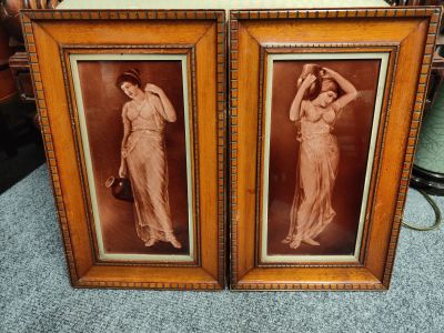 Pair of Crystoleum Pictures