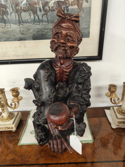 Chinese carved wooden figure 