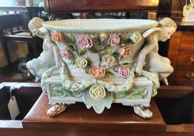 German porcelain centre vase 