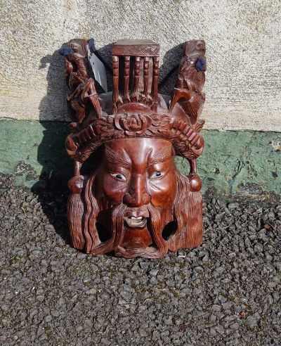 Carved chinese mask