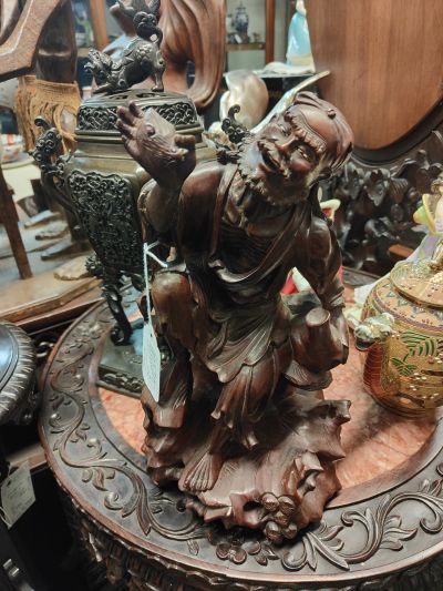 Chinese carved wooden figure
