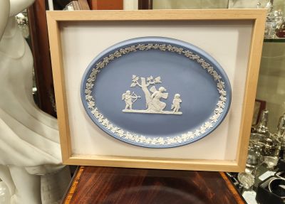 Framed wedgewood plaque