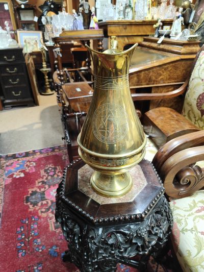 Brass church ewer