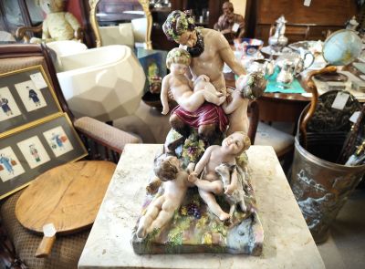 Naples capo di monte figure group