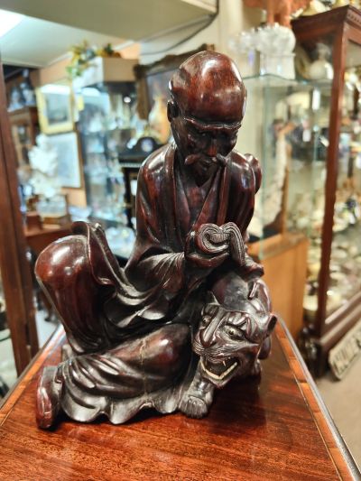 Chinese carved wooden figure