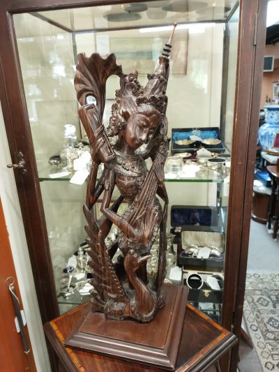 Carved wooden figure